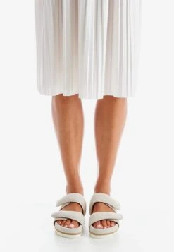 Lloyd Sandales à Plateau Mule Femme Blanc -Lloyd 34852393225c3b055eae59125fdd5e79