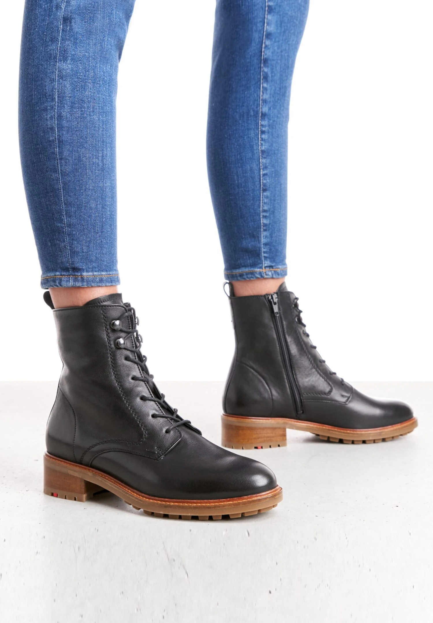 Lloyd Bottines Bottines à Lacets Femme Noir 3 Lloyd Bottines Bottines à Lacets Femme Noir – Image 3