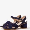 Lloyd Sandales à Plateau Sandales Femme Bleu Foncé