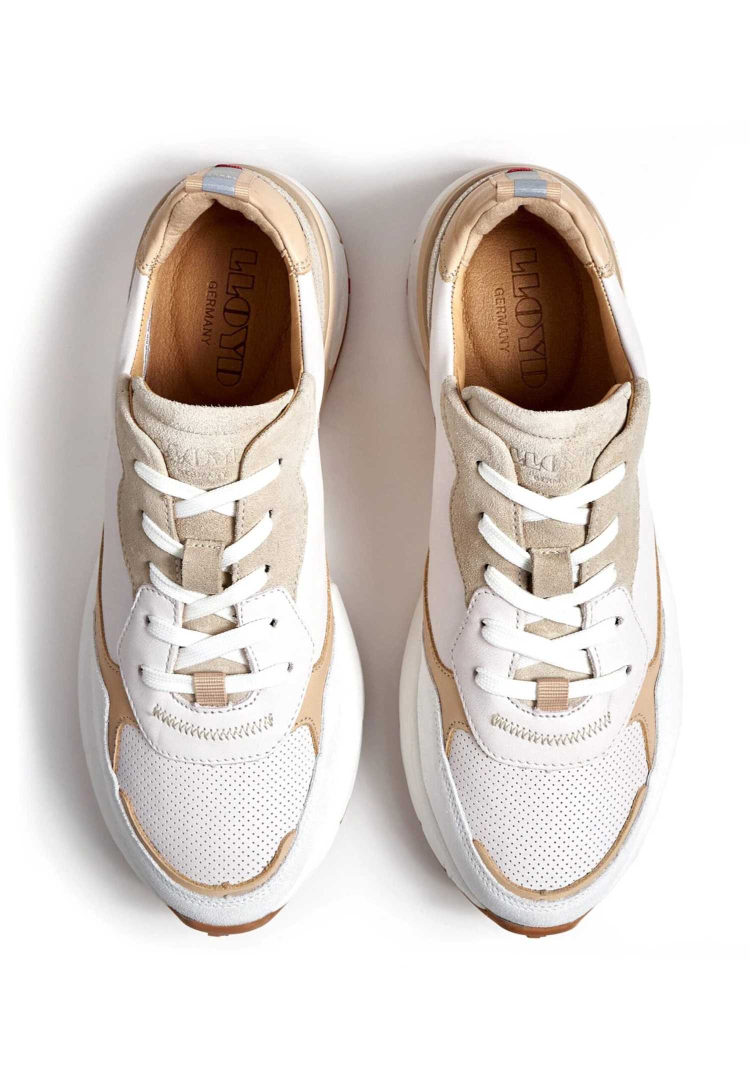 Lloyd Baskets Détentes Baskets Basses Femme Blanc Naturel 3 Lloyd Baskets Détentes Baskets Basses Femme Blanc Naturel – Image 3