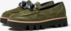 Lloyd Mocassins Mocassin Femme Vert Chiné